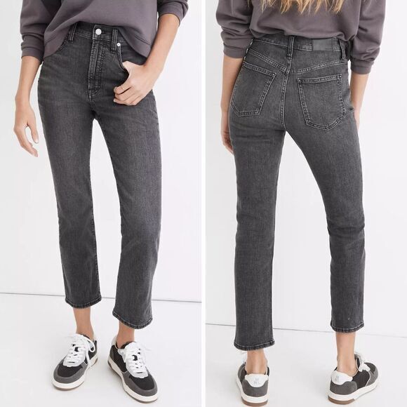 NEW Madewell Slim Demi-Boot Jeans in Hayford Wash, 26 - Picture 1 of 14